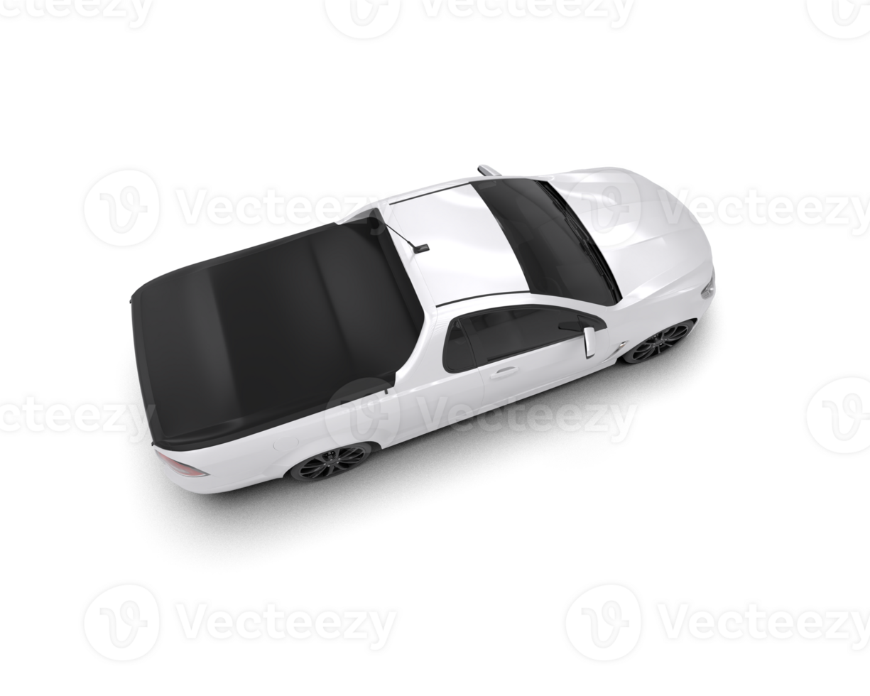 Modern car isolated on background. 3d rendering - illustration png