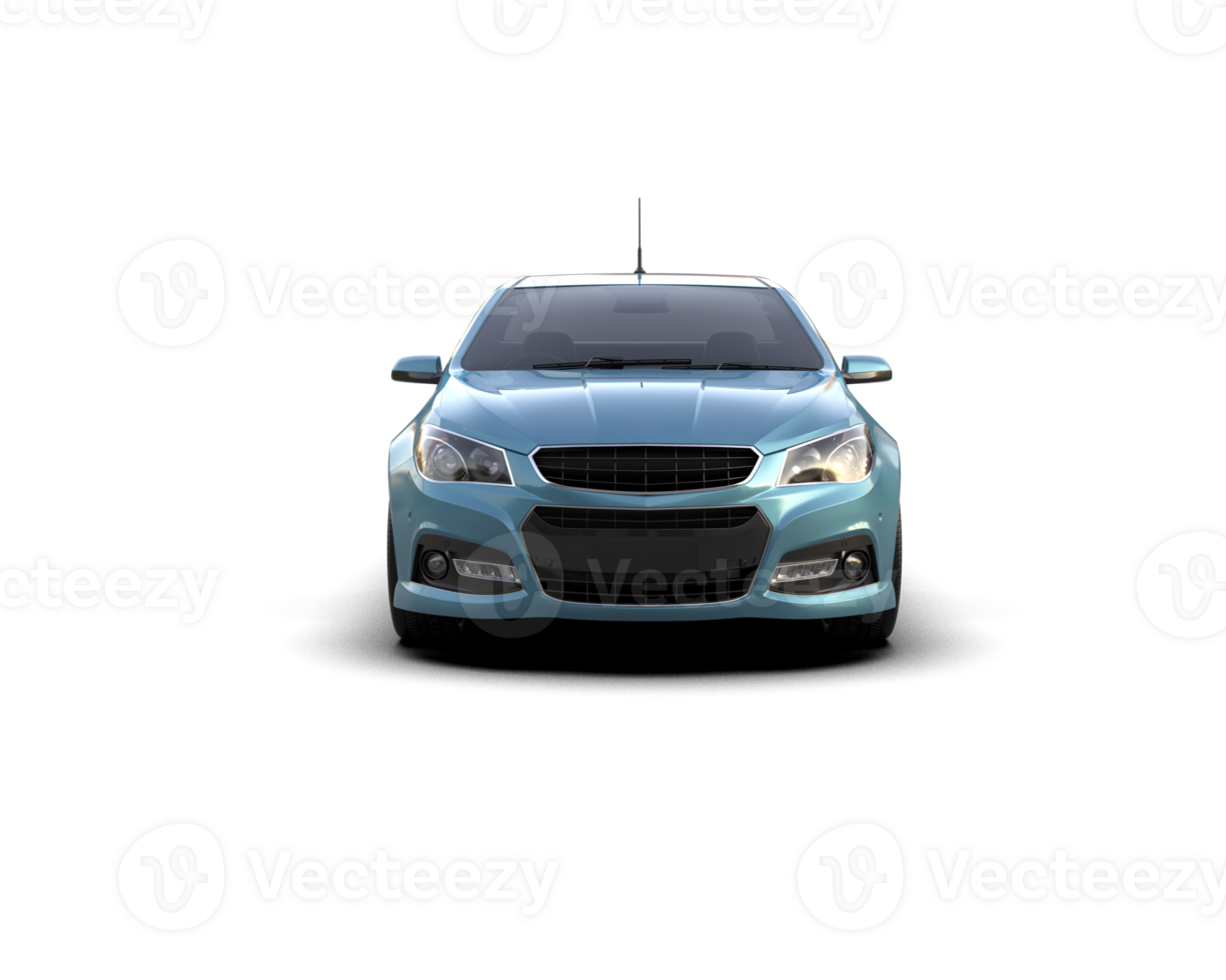 Modern car isolated on background. 3d rendering - illustration png