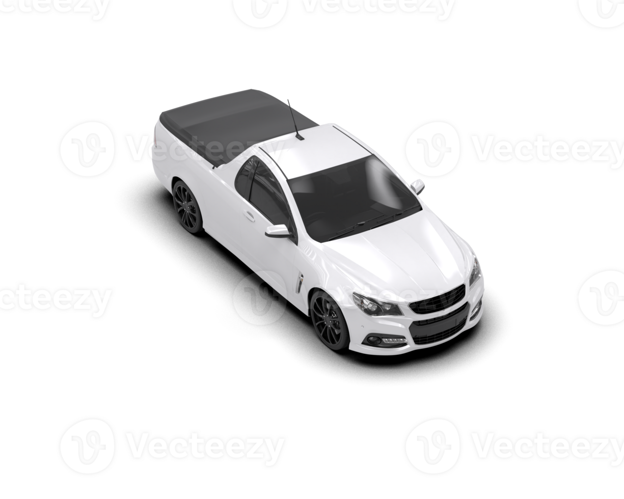 Modern car isolated on background. 3d rendering - illustration png