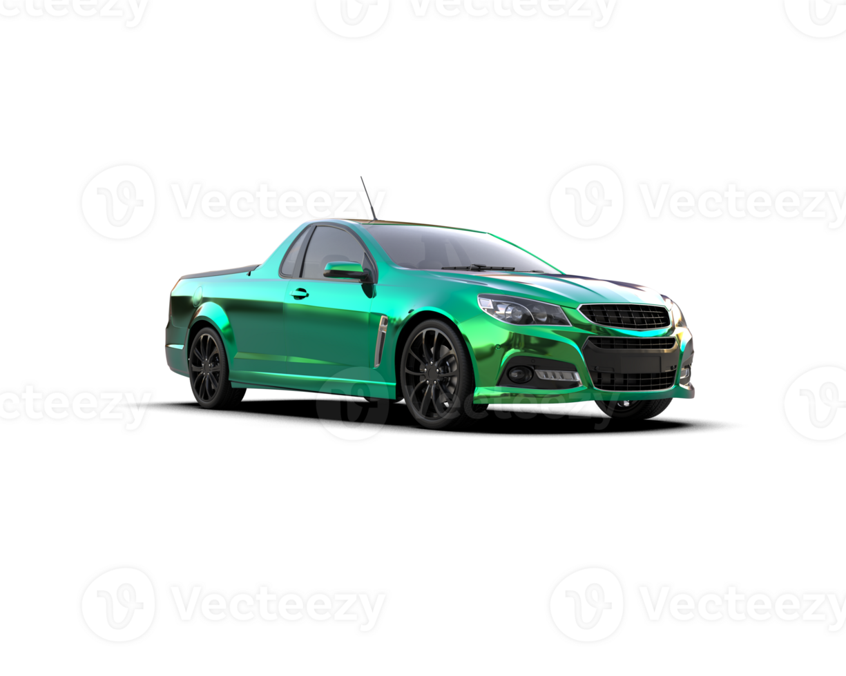 Modern car isolated on background. 3d rendering - illustration png