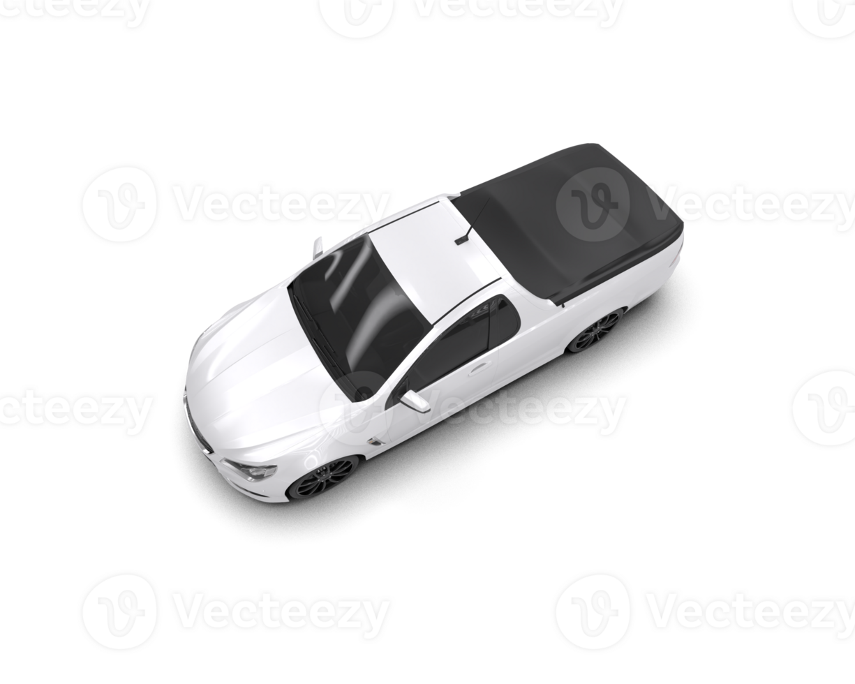 Modern car isolated on background. 3d rendering - illustration png