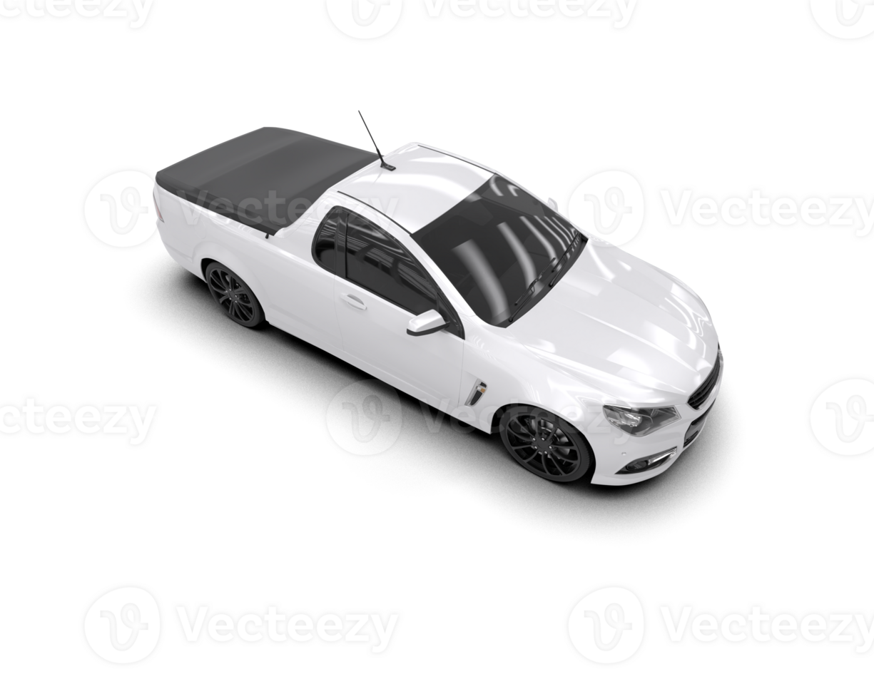 Modern car isolated on background. 3d rendering - illustration png