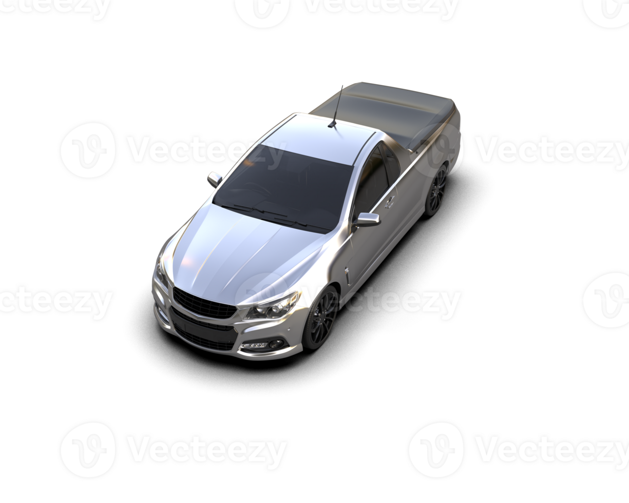 Modern car isolated on background. 3d rendering - illustration png