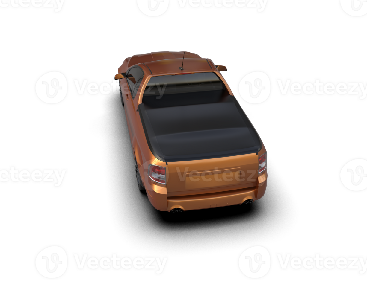 Modern car isolated on background. 3d rendering - illustration png