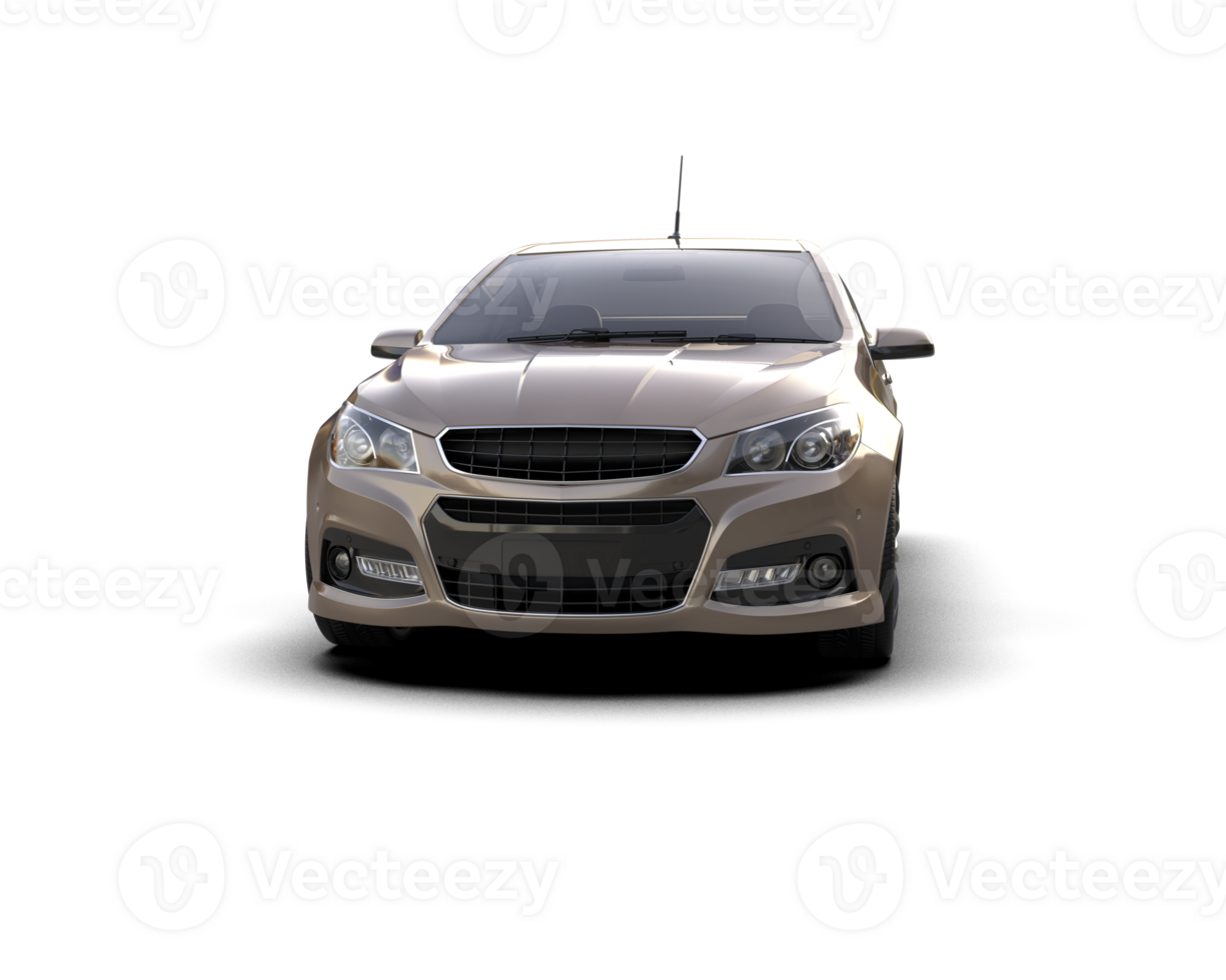 Modern car isolated on background. 3d rendering - illustration png