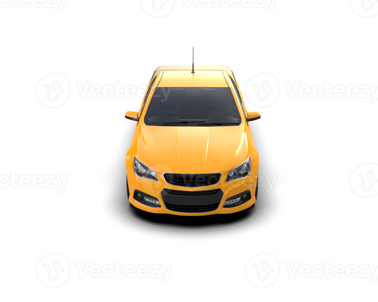 Modern car isolated on background. 3d rendering - illustration png