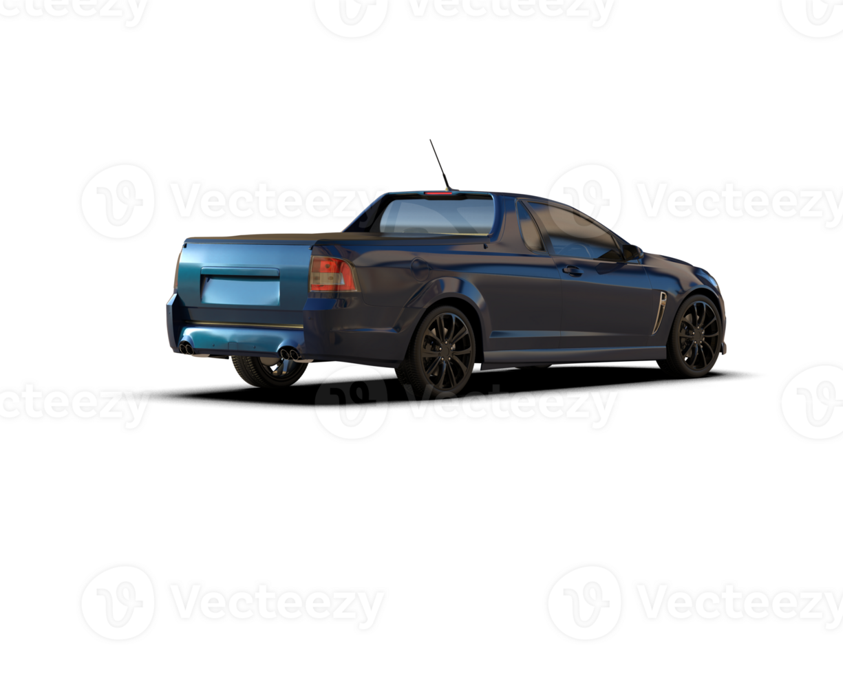 Modern car isolated on background. 3d rendering - illustration png