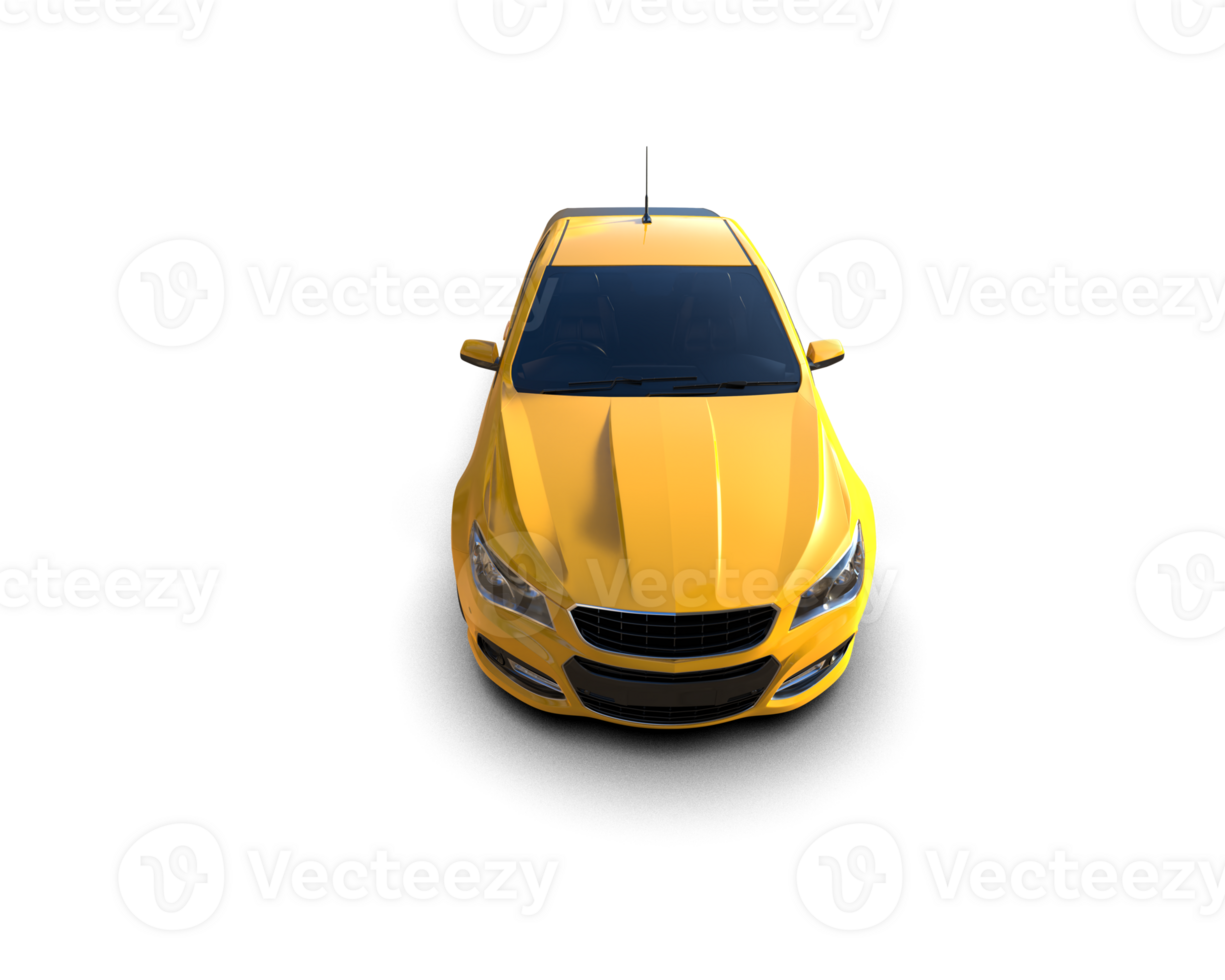 Modern car isolated on background. 3d rendering - illustration png