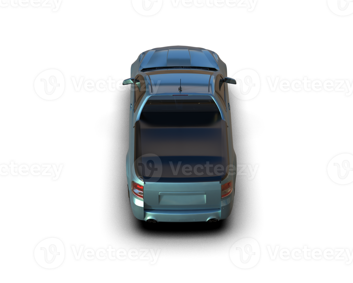 Modern car isolated on background. 3d rendering - illustration png