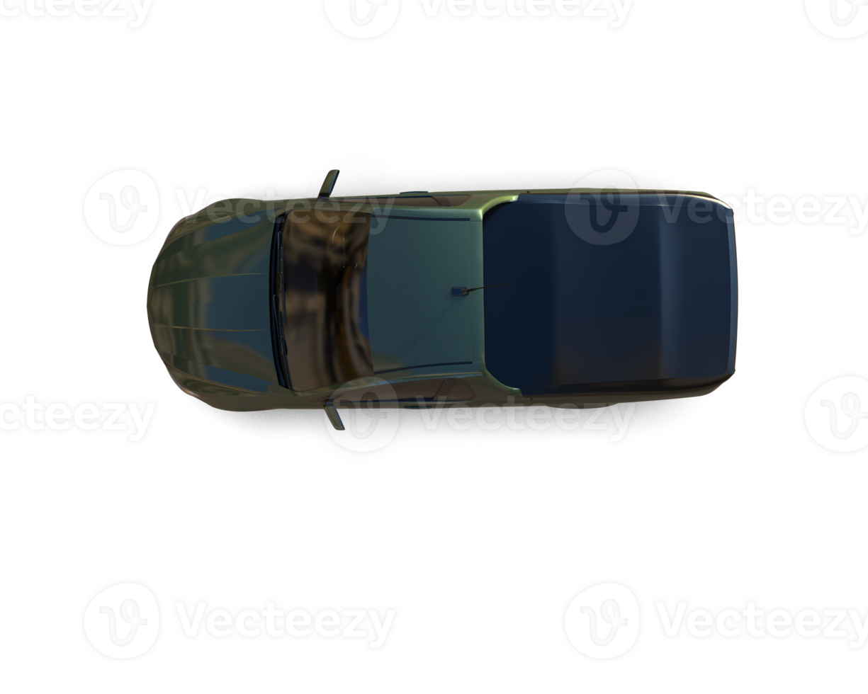 Modern car isolated on background. 3d rendering - illustration png