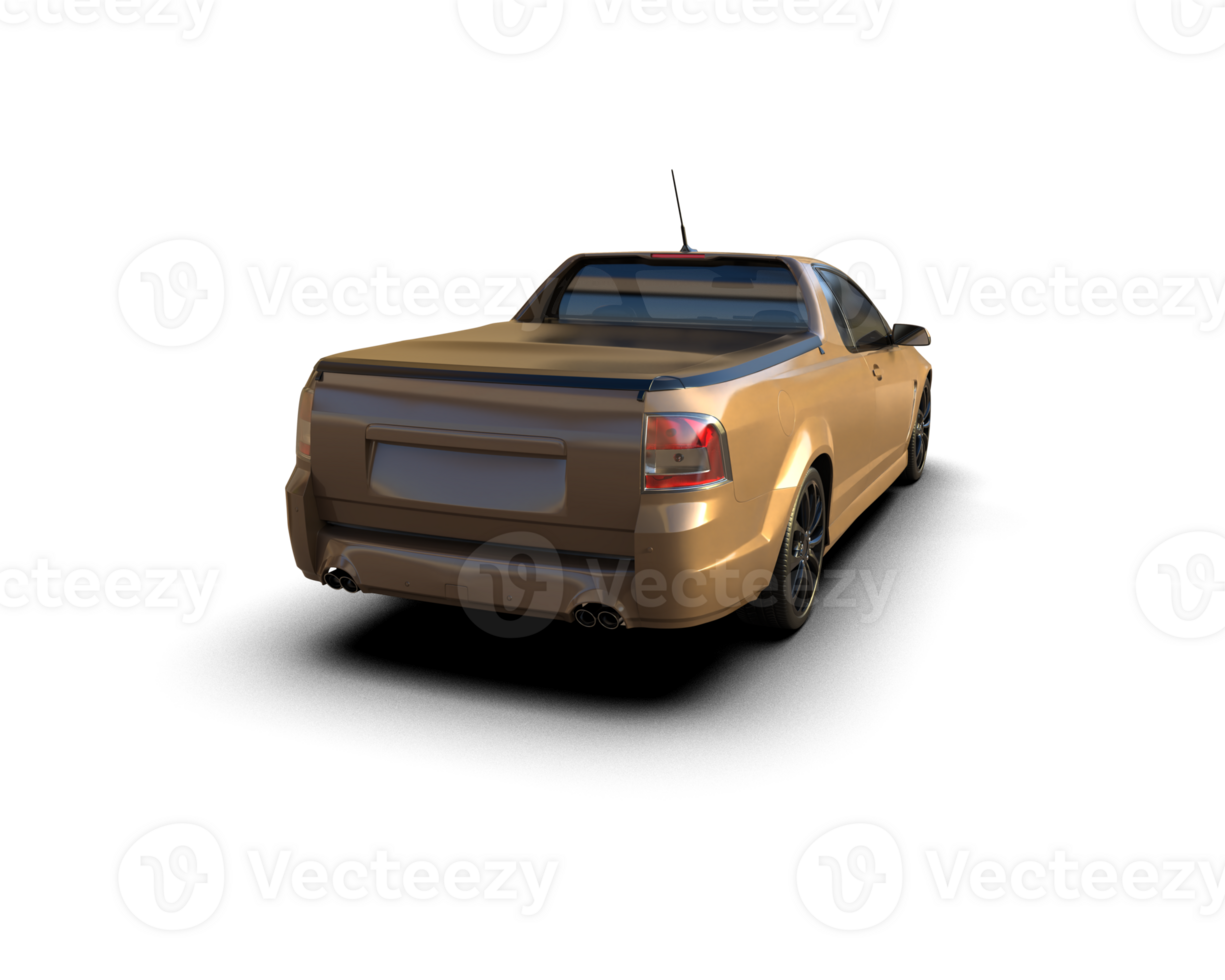 Modern car isolated on background. 3d rendering - illustration png