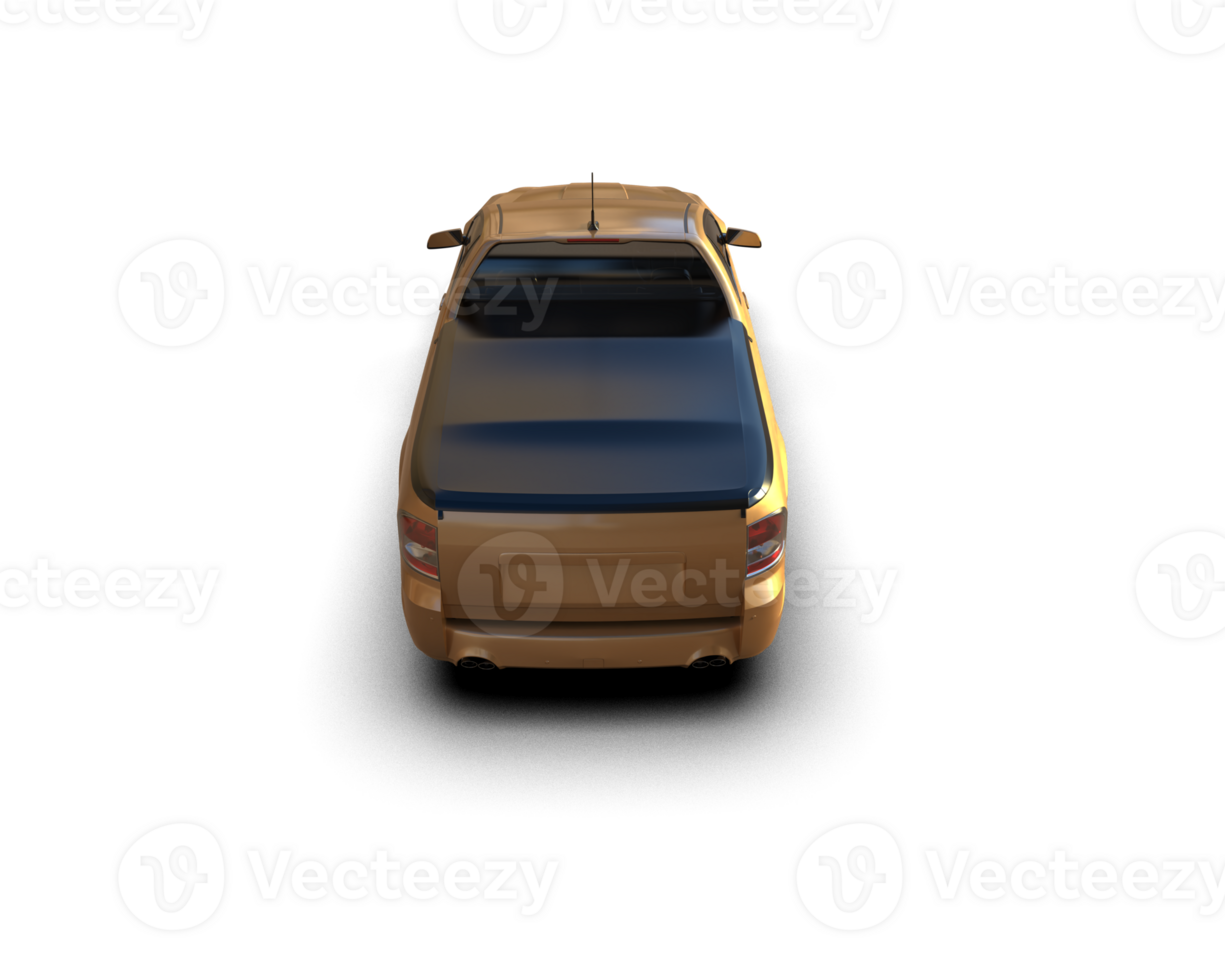 Modern car isolated on background. 3d rendering - illustration png