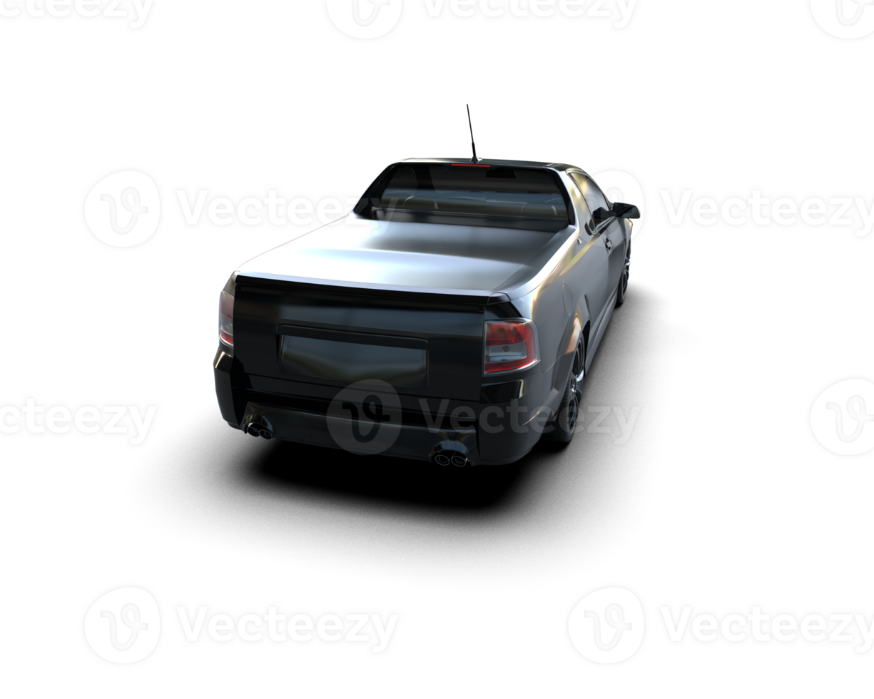 Modern car isolated on background. 3d rendering - illustration png
