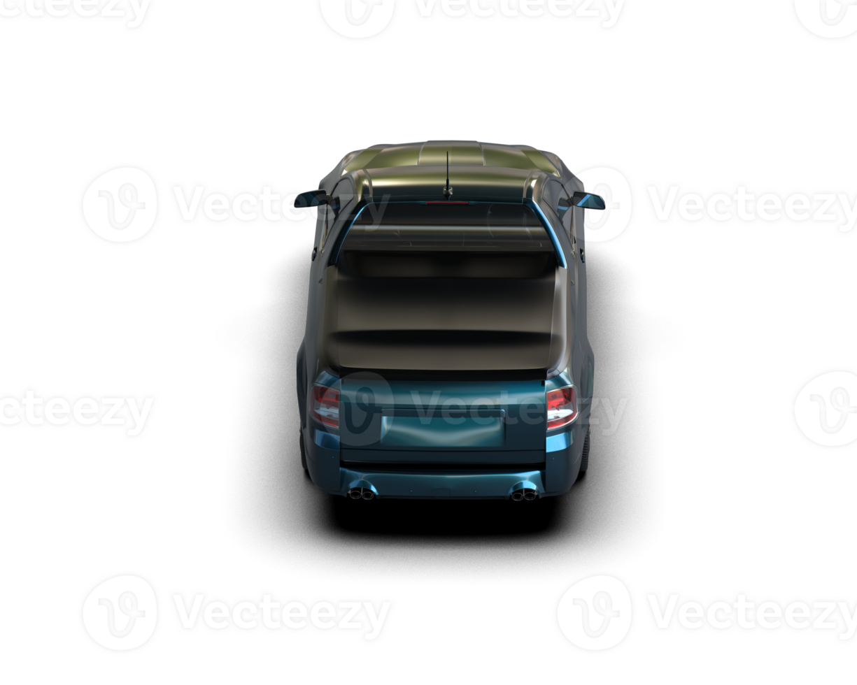 Modern car isolated on background. 3d rendering - illustration png