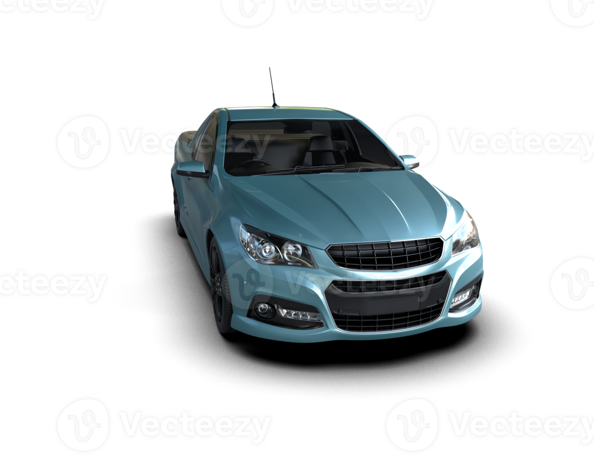 Modern car isolated on background. 3d rendering - illustration png