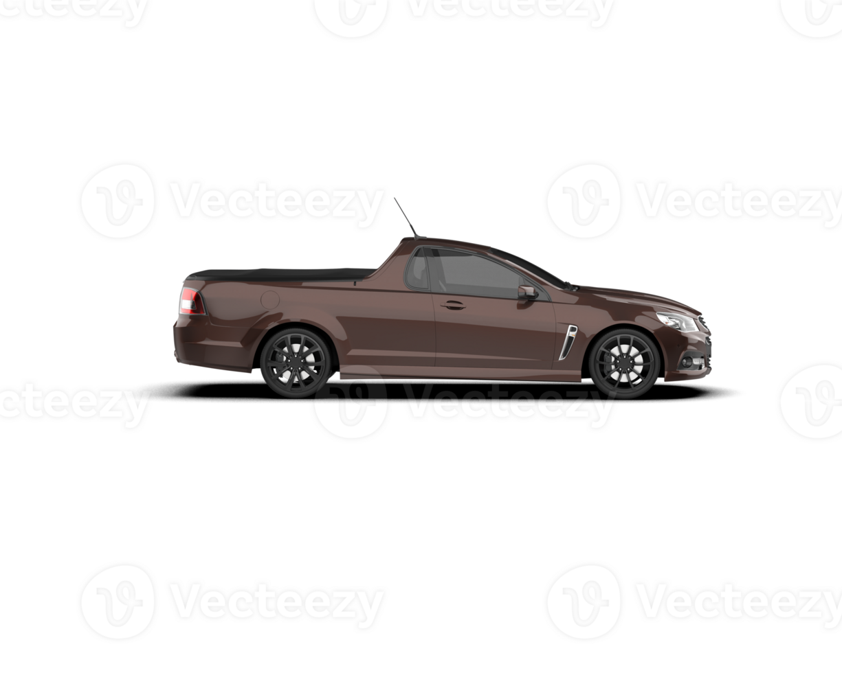 Modern car isolated on background. 3d rendering - illustration png