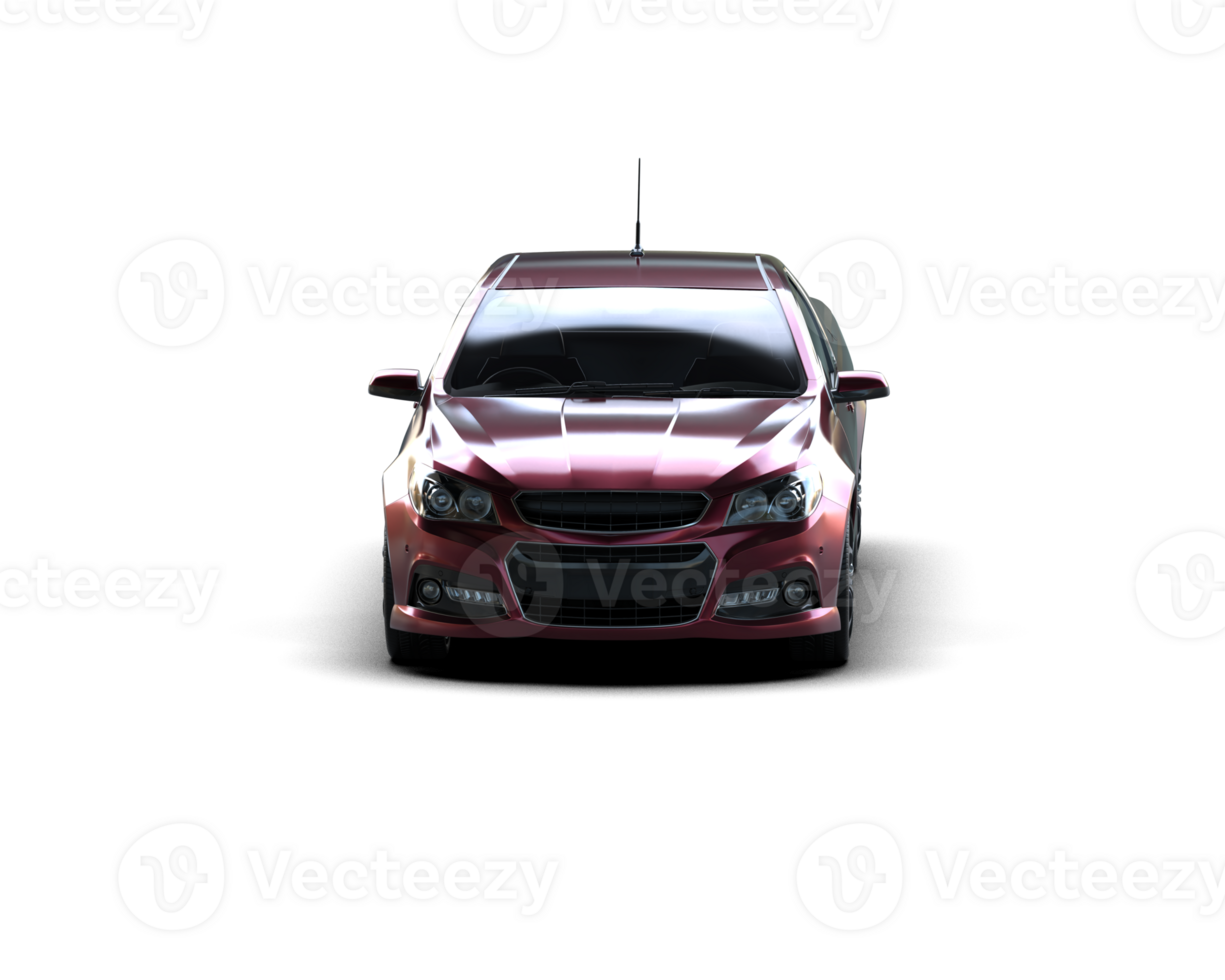 Modern car isolated on background. 3d rendering - illustration png