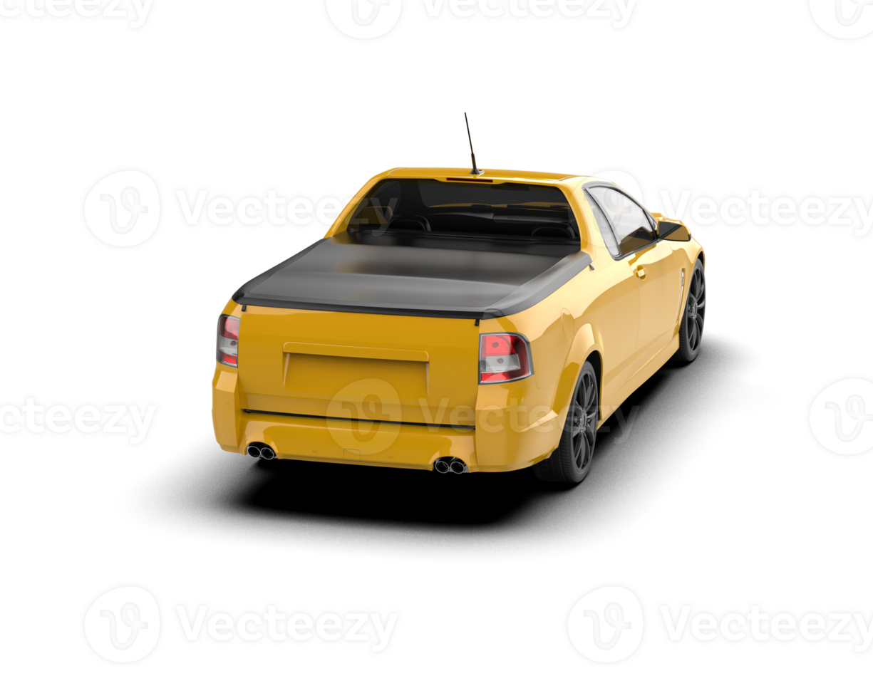 Modern car isolated on background. 3d rendering - illustration png