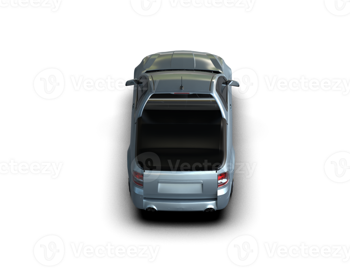 Modern car isolated on background. 3d rendering - illustration png