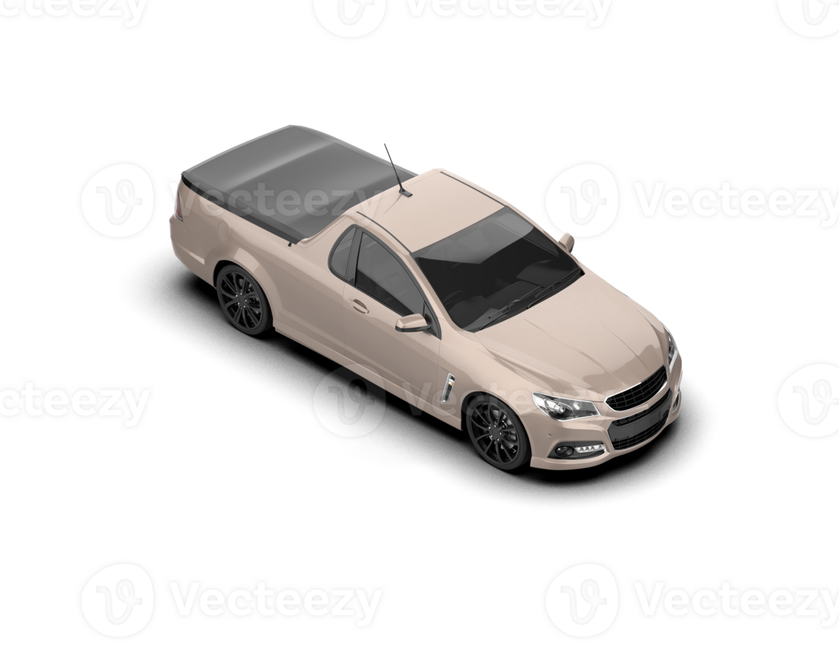 Modern car isolated on background. 3d rendering - illustration png