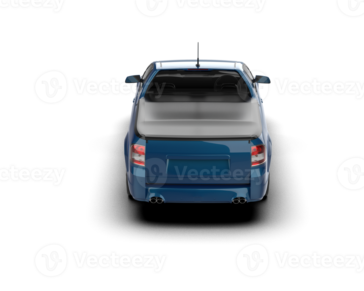 Modern car isolated on background. 3d rendering - illustration png