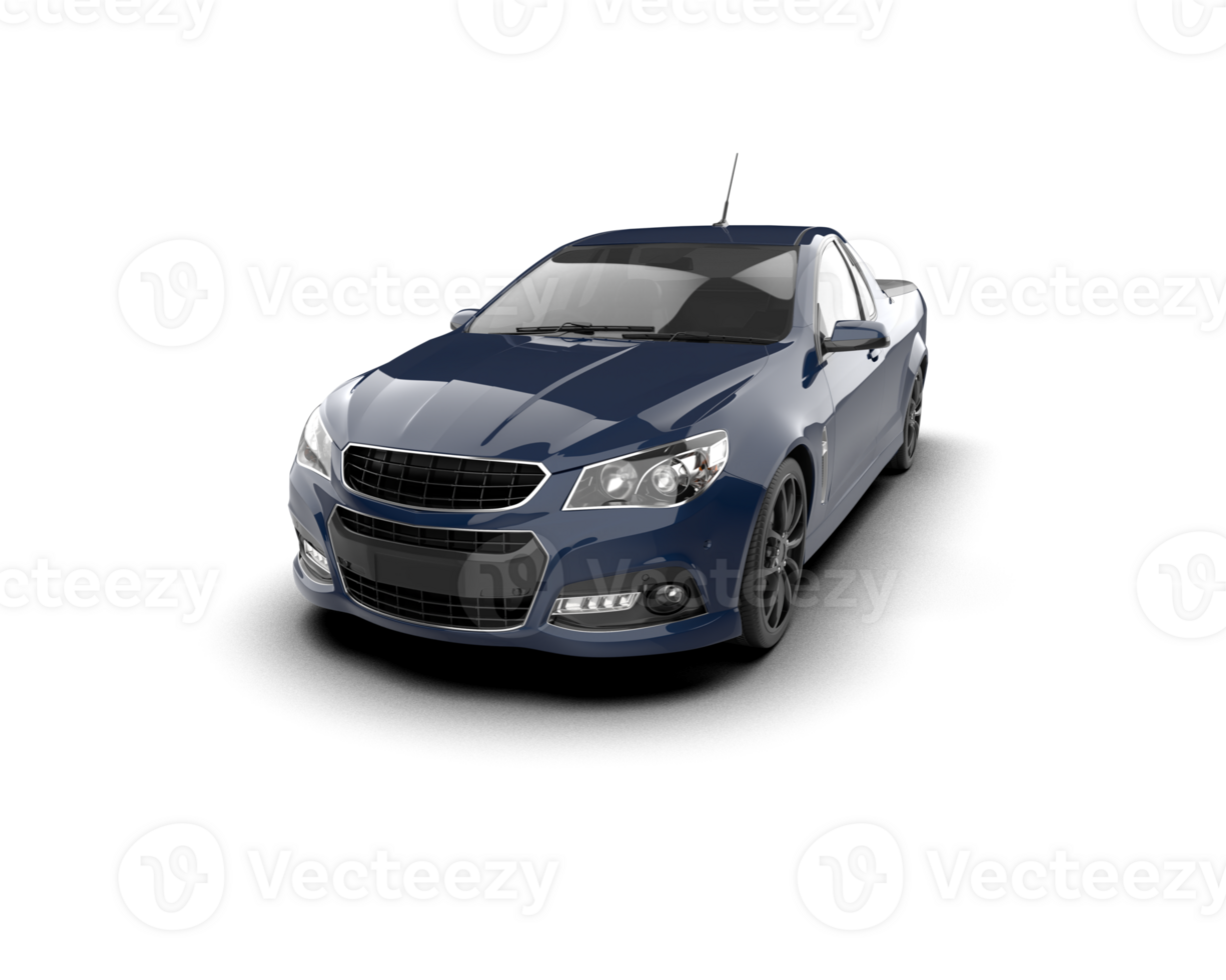 Modern car isolated on background. 3d rendering - illustration png