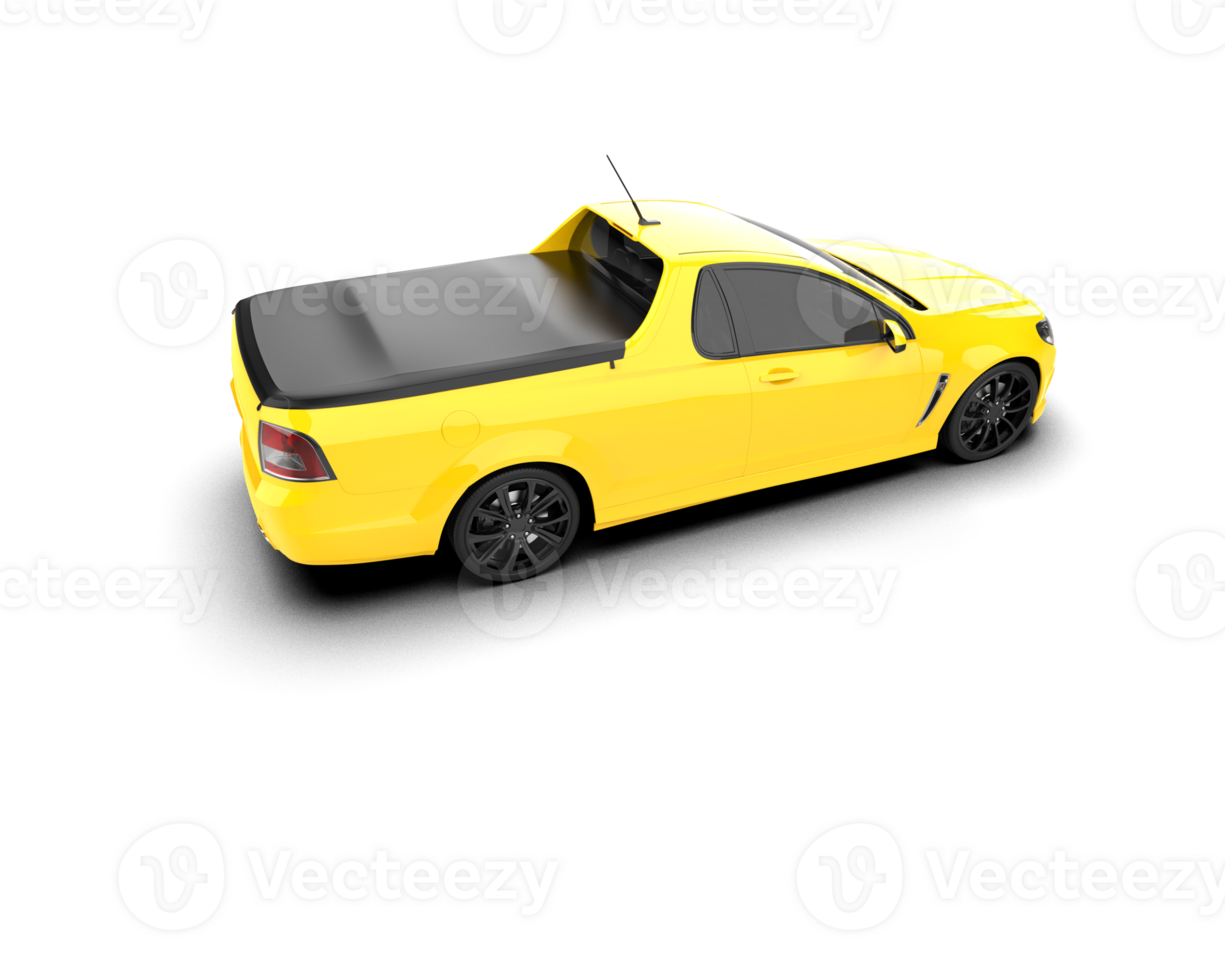 Modern car isolated on background. 3d rendering - illustration png