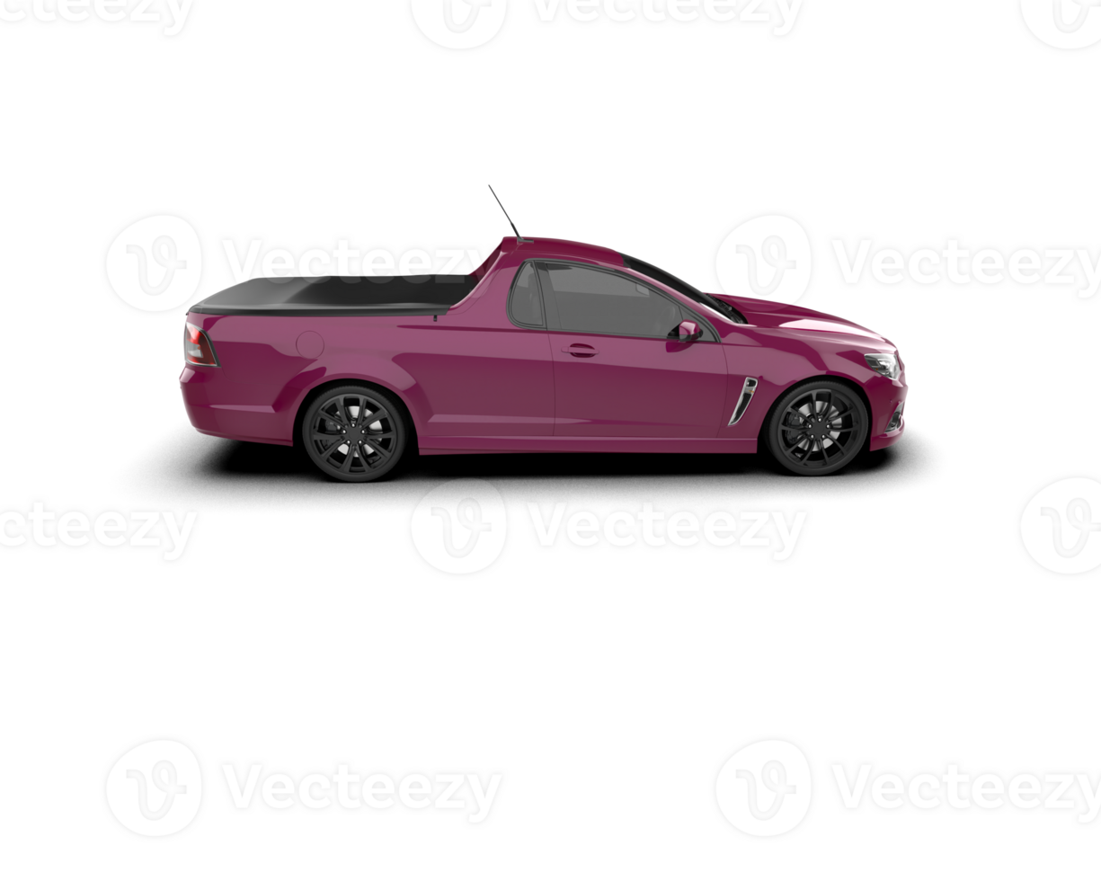 Modern car isolated on background. 3d rendering - illustration png
