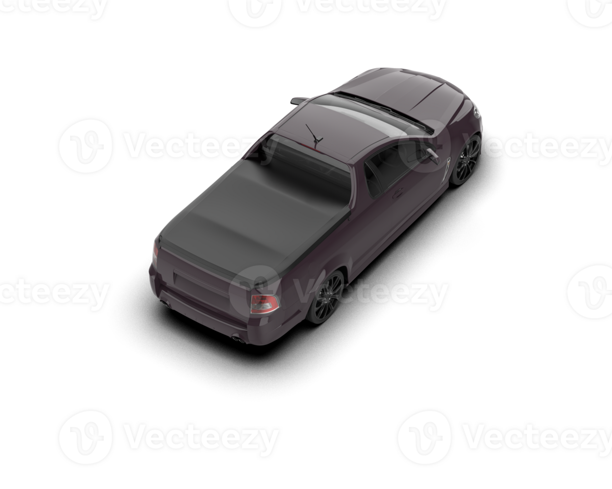 Modern car isolated on background. 3d rendering - illustration png