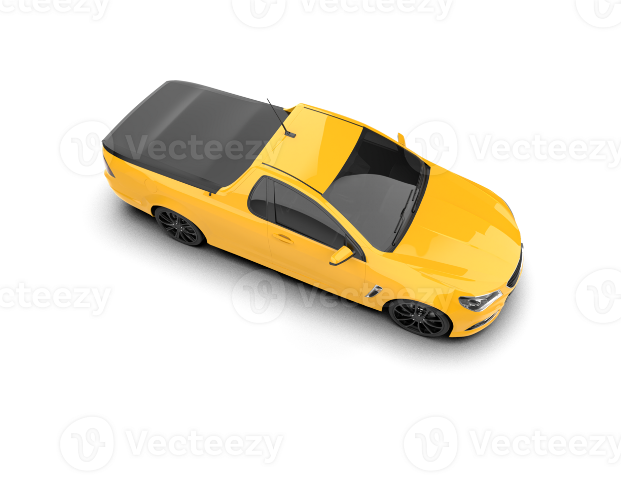 Modern car isolated on background. 3d rendering - illustration png