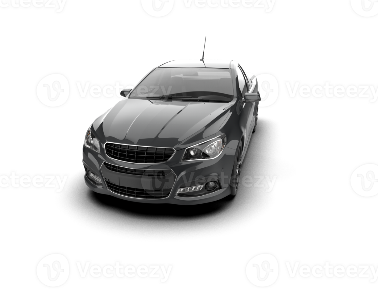 Modern car isolated on background. 3d rendering - illustration png