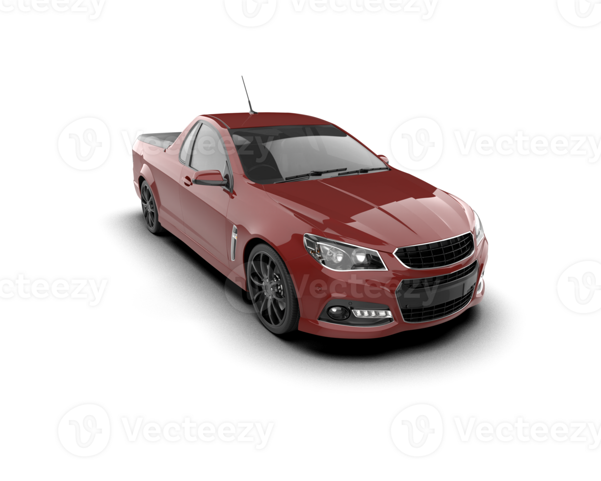 Modern car isolated on background. 3d rendering - illustration png