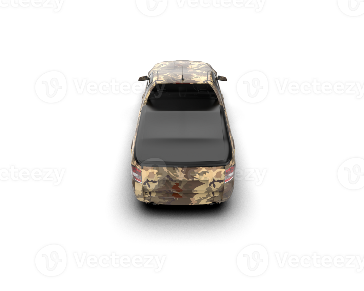 Modern car isolated on background. 3d rendering - illustration png