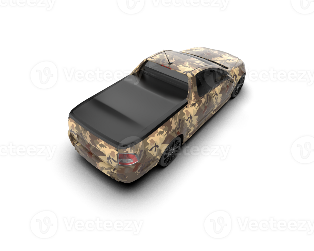 Modern car isolated on background. 3d rendering - illustration png