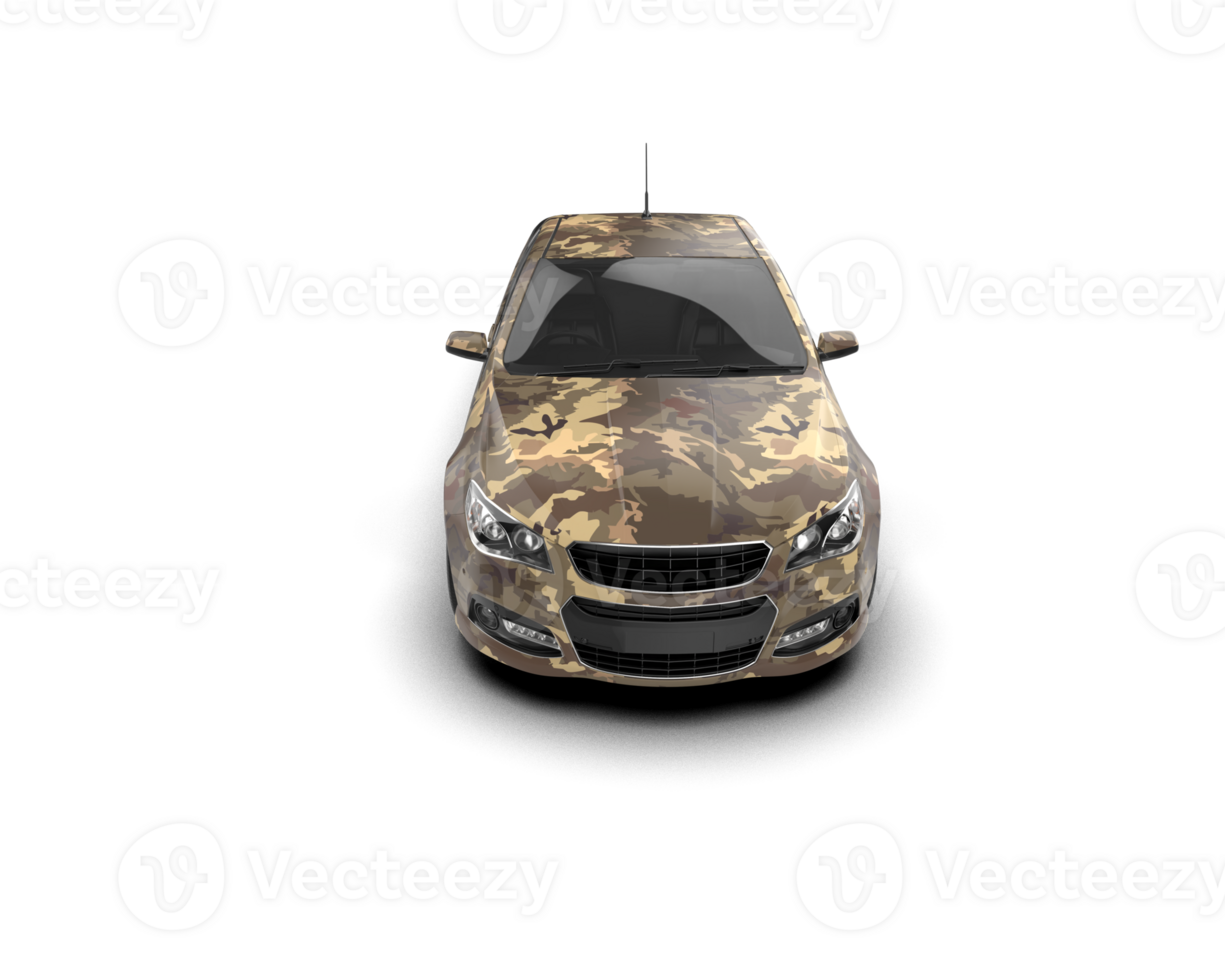 Modern car isolated on background. 3d rendering - illustration png