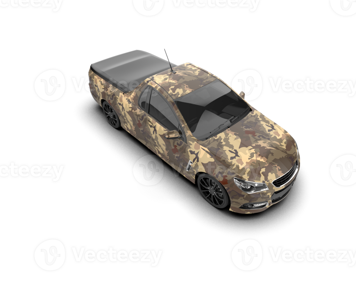 Modern car isolated on background. 3d rendering - illustration png