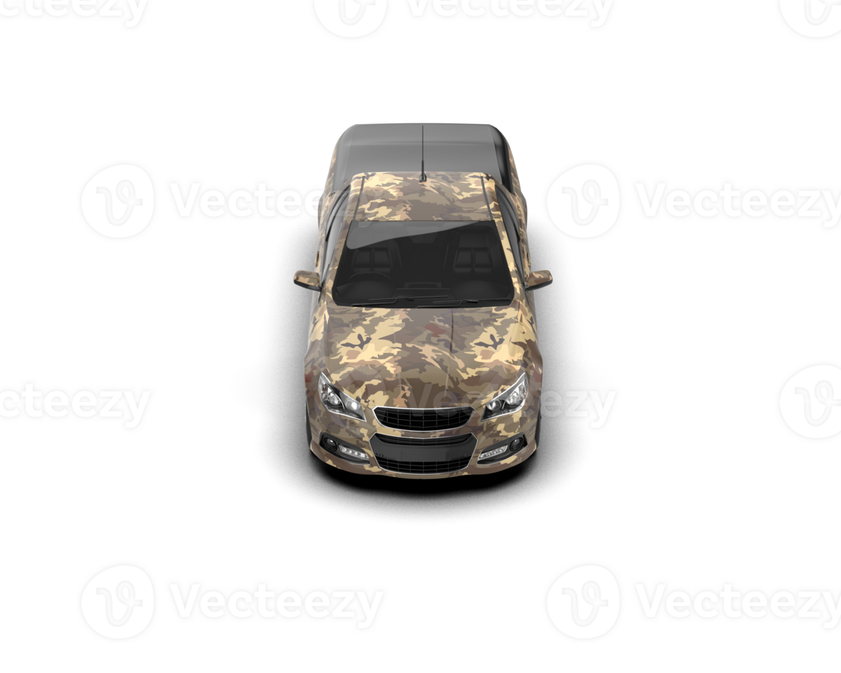 Modern car isolated on background. 3d rendering - illustration png