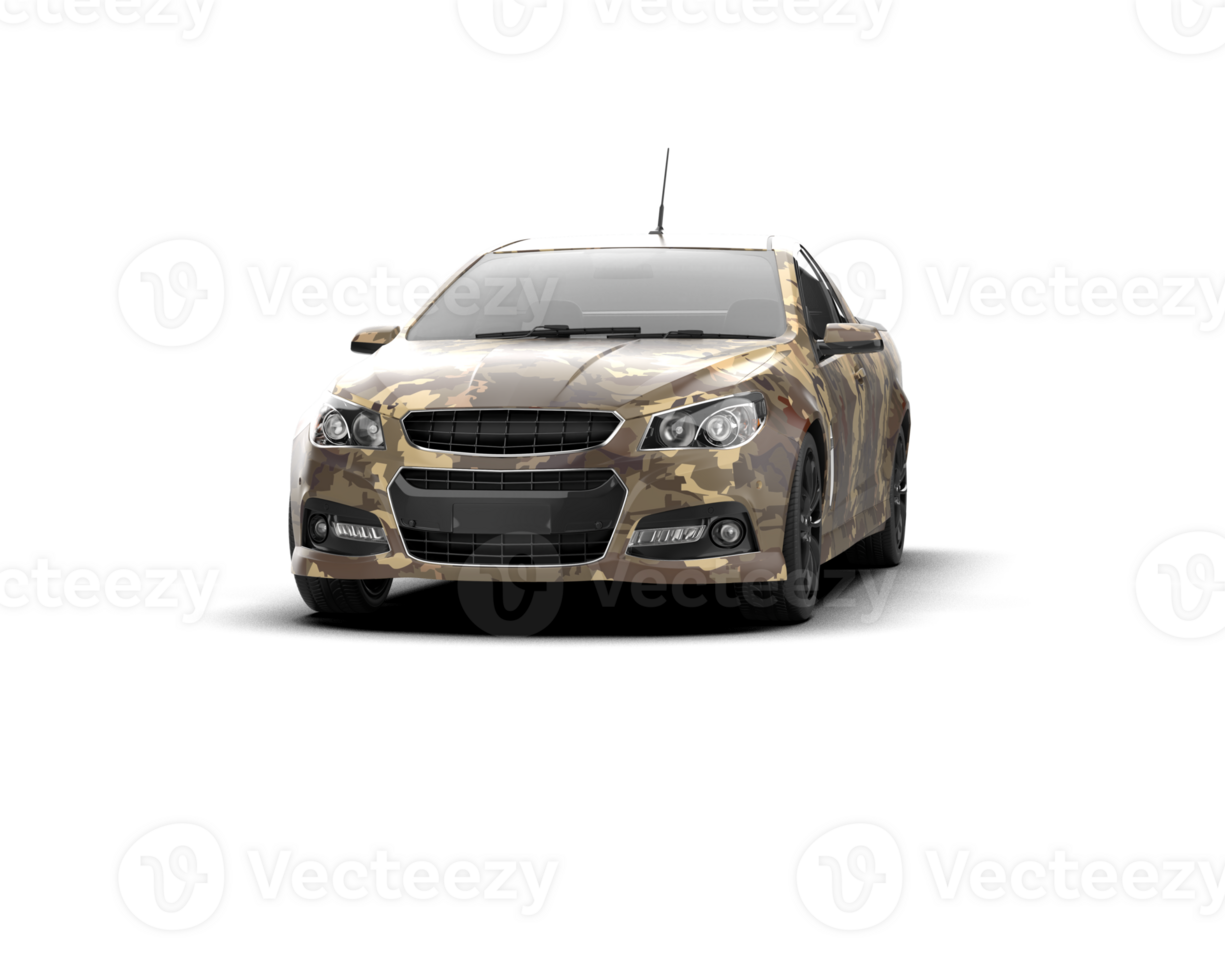 Modern car isolated on background. 3d rendering - illustration png