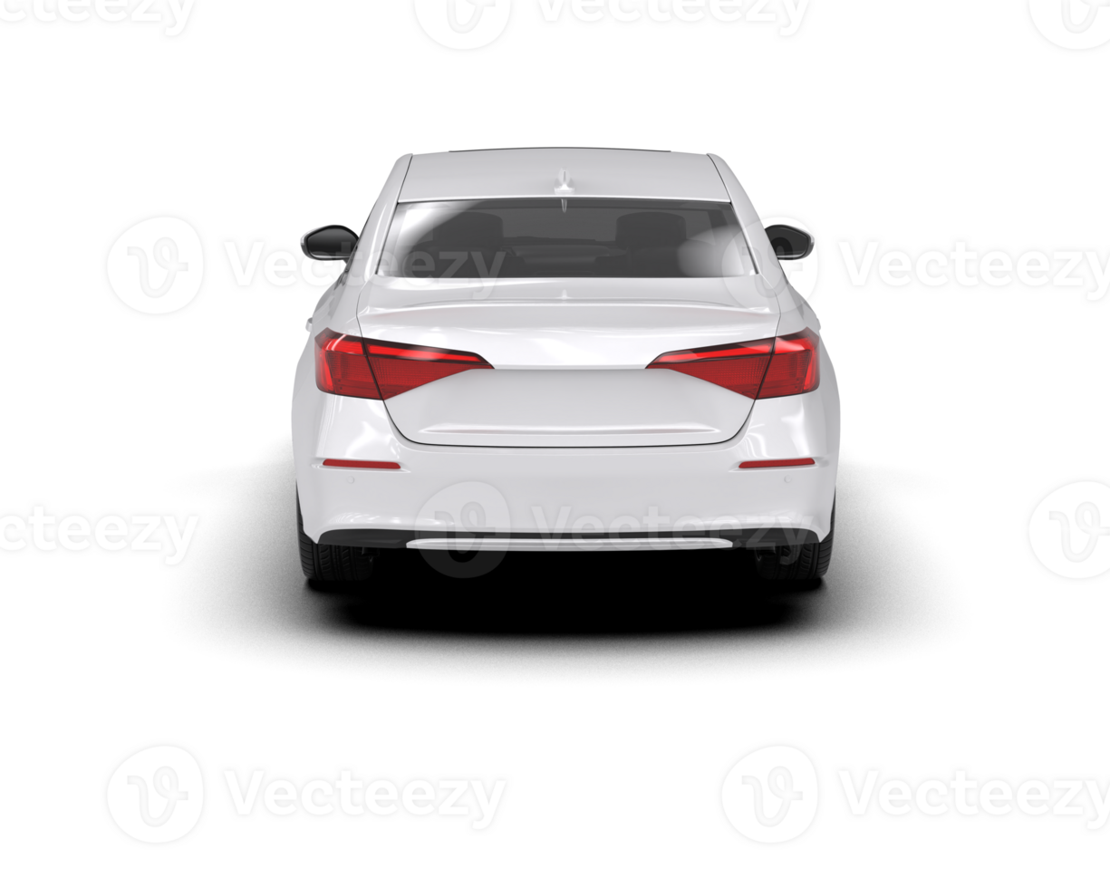 Modern car isolated on background. 3d rendering - illustration png