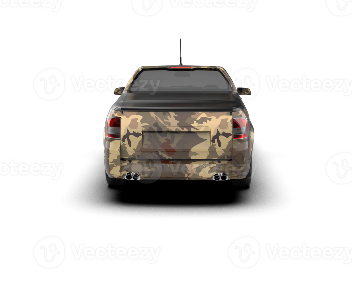 Modern car isolated on background. 3d rendering - illustration png