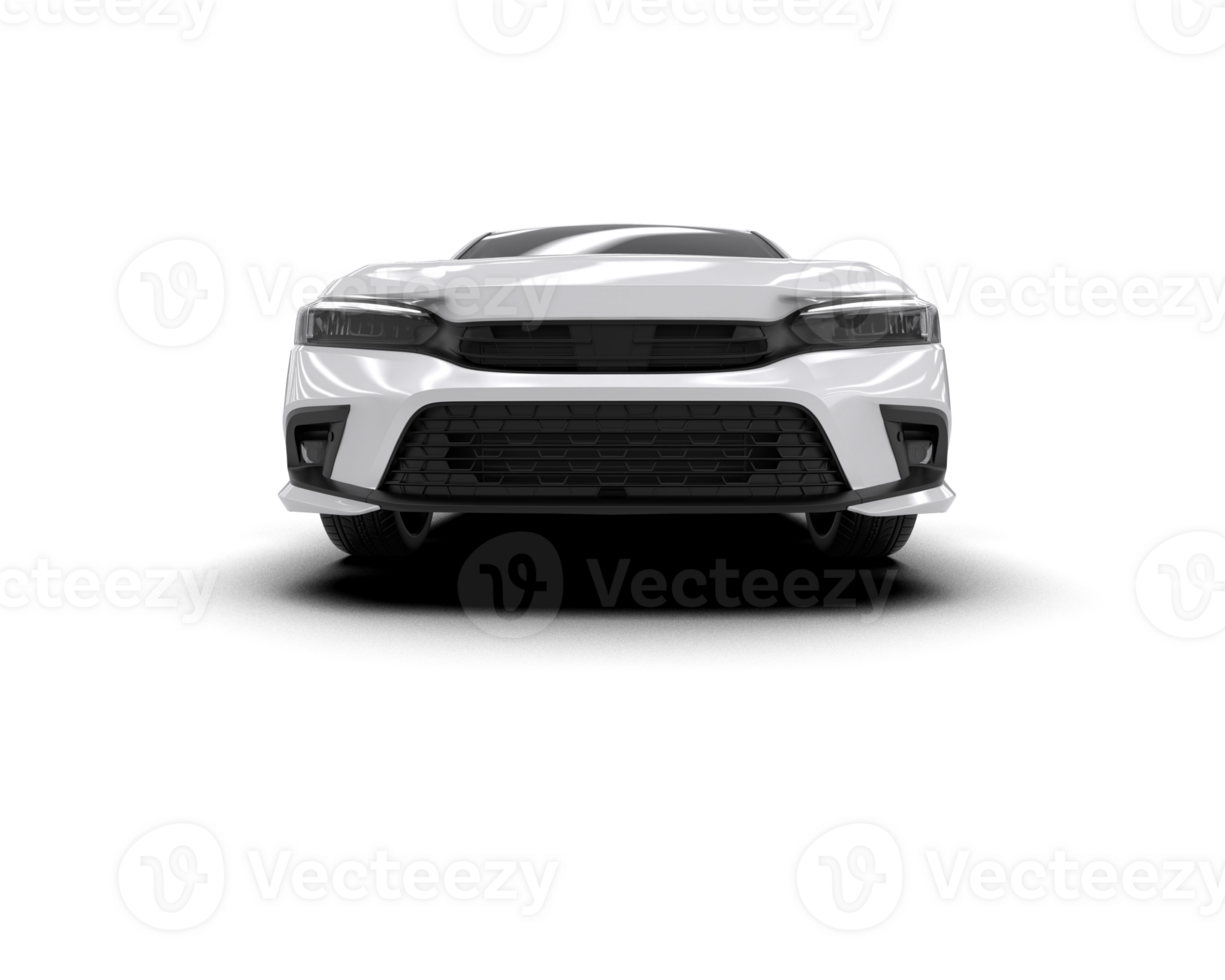 Modern car isolated on background. 3d rendering - illustration png