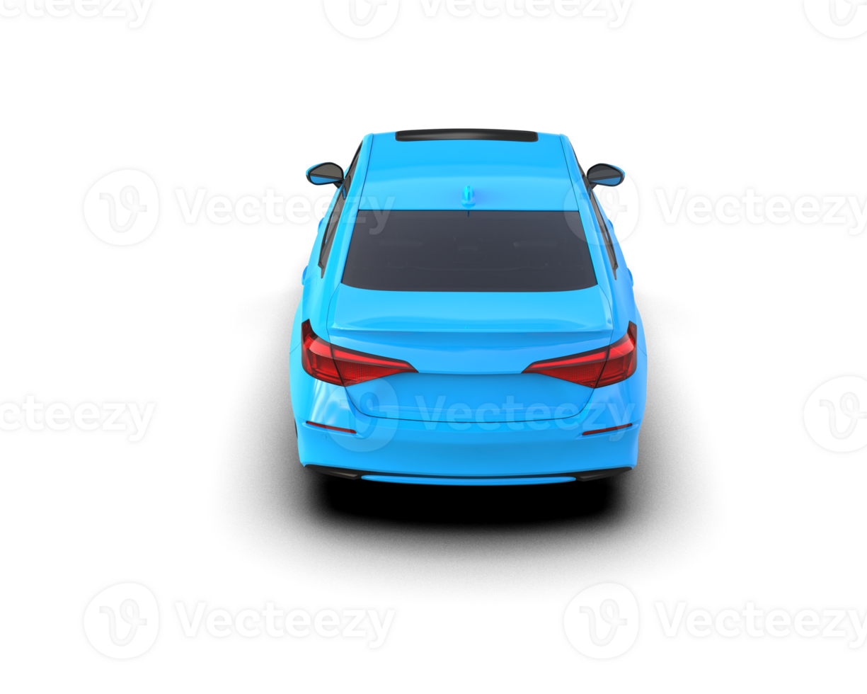 Modern car isolated on background. 3d rendering - illustration png