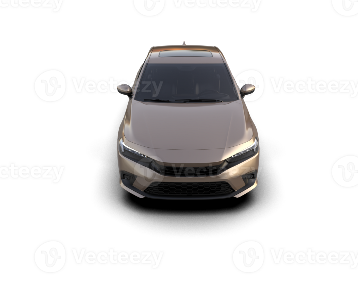 Modern car isolated on background. 3d rendering - illustration png