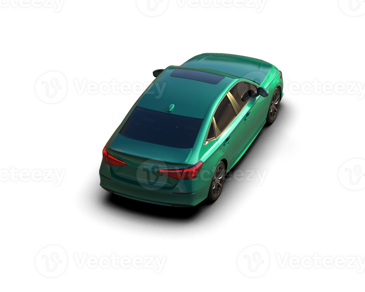 Modern car isolated on background. 3d rendering - illustration png