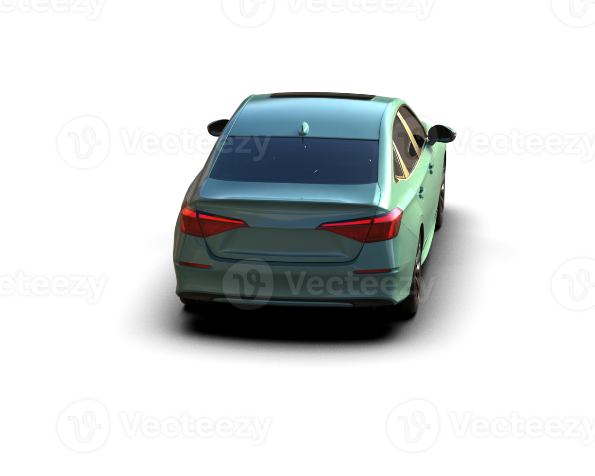 Modern car isolated on background. 3d rendering - illustration png