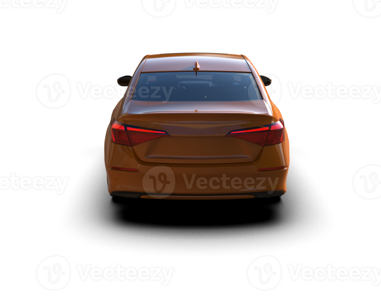 Modern car isolated on background. 3d rendering - illustration png