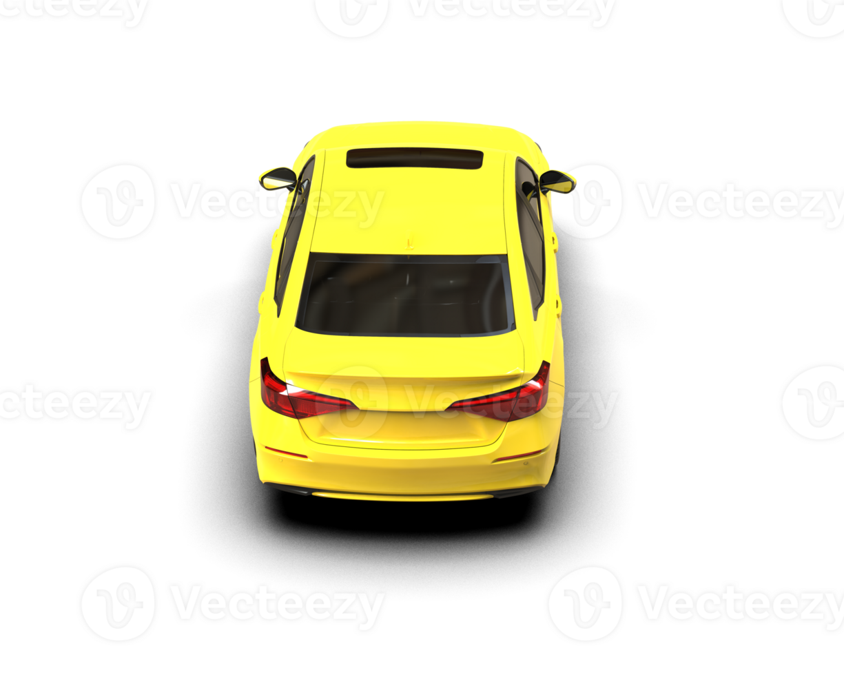 Modern car isolated on background. 3d rendering - illustration png
