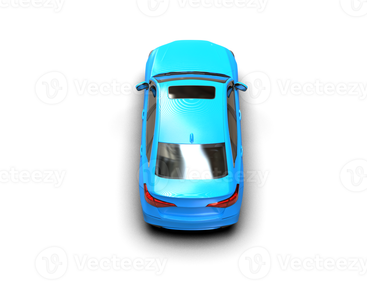 Modern car isolated on background. 3d rendering - illustration png