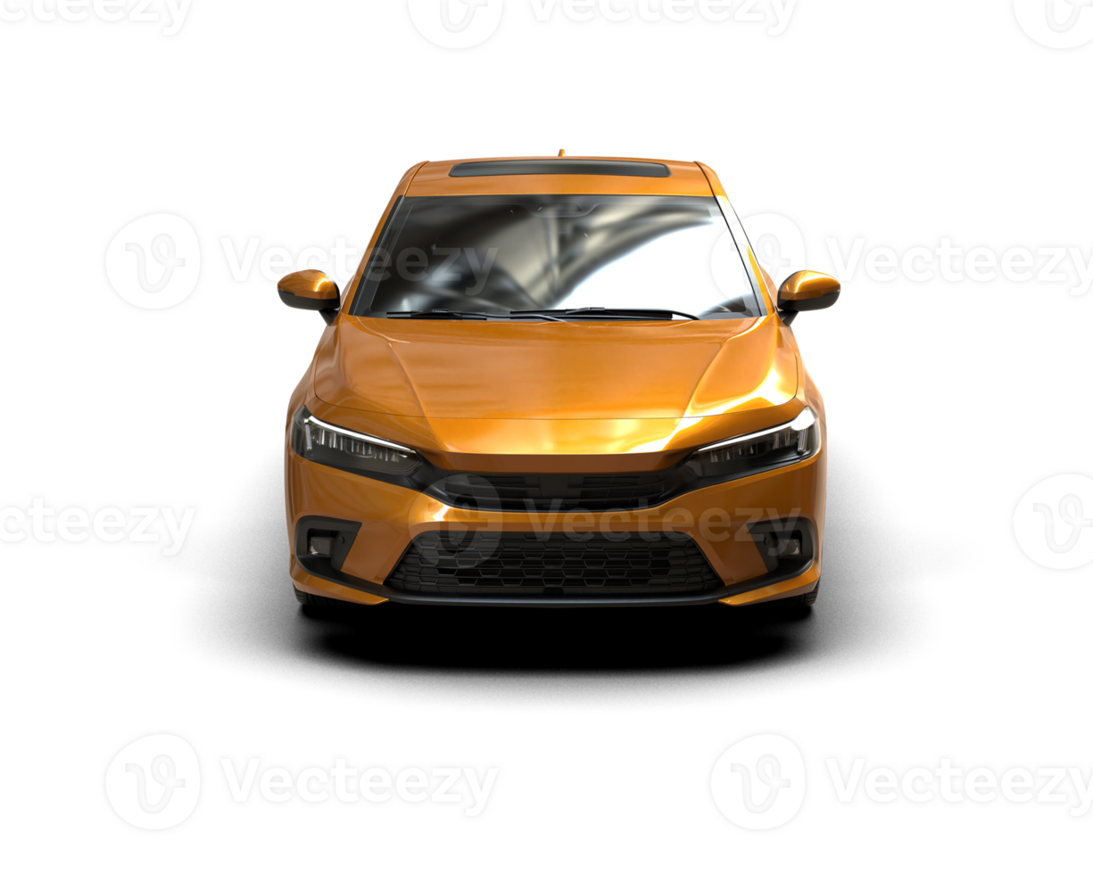 Modern car isolated on background. 3d rendering - illustration png