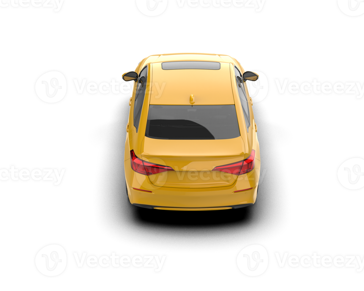 Modern car isolated on background. 3d rendering - illustration png